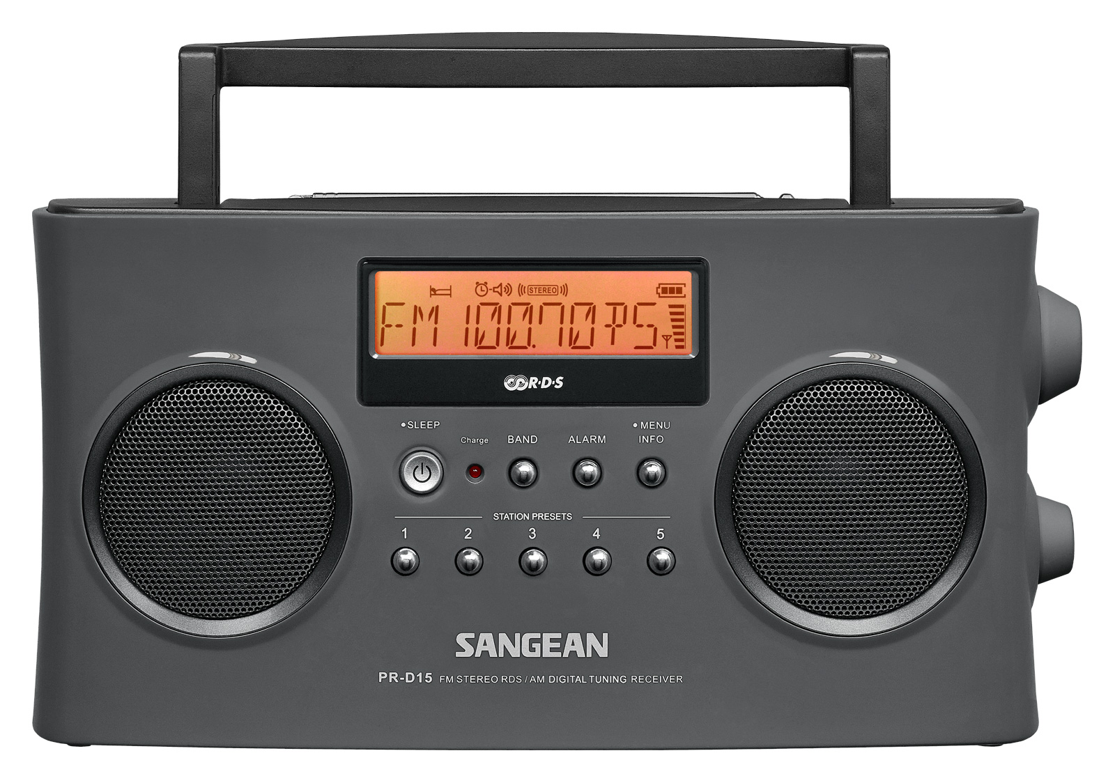 Radio portable AM / FM - Stéréo RBDS avec synthonisateur PLL PR-D15