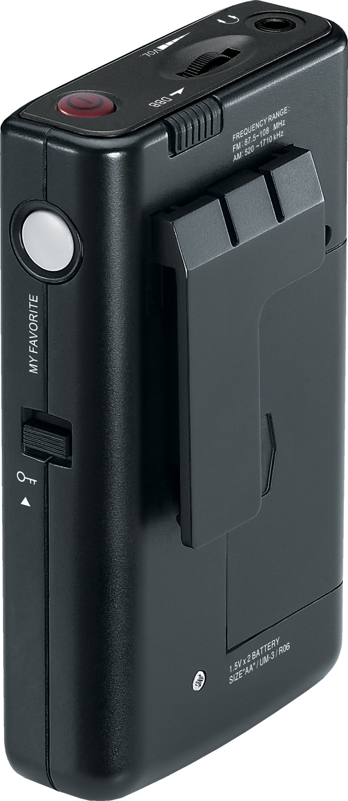 Radio de poche avec haut-parleur inégré DT-200X