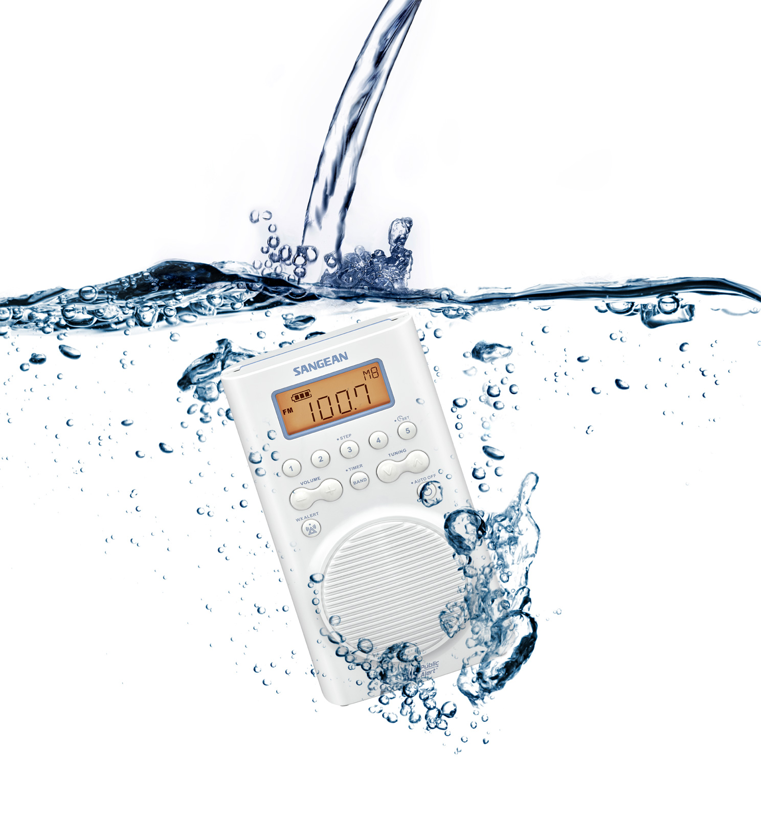 Radio Étanche AM / FM / Météo Alert portative H205 