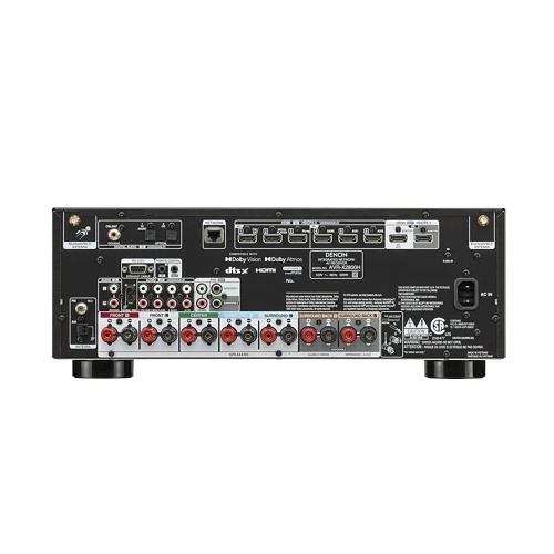 Denon AVR-X2800H Récepteur AV 7.2 canaux 95W 8K avec HEOS intégré