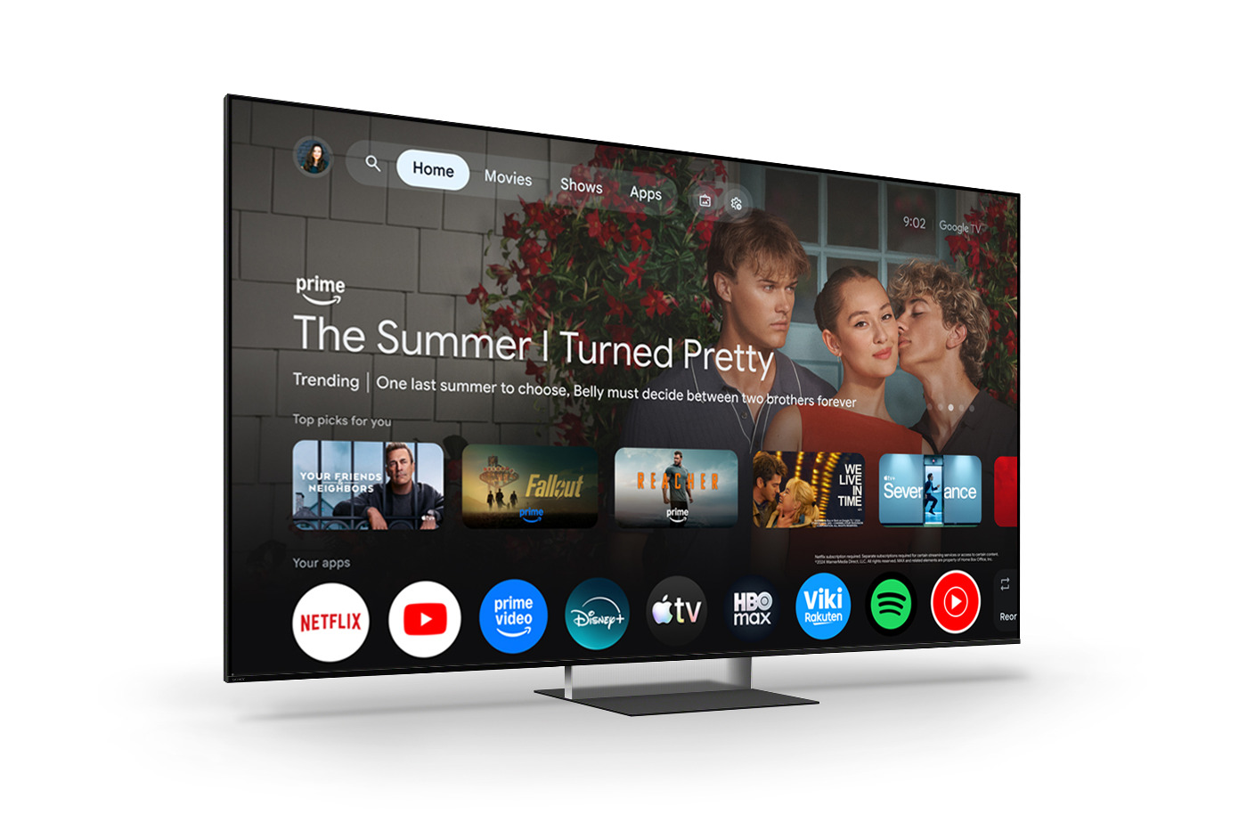 Téléviseur Sony BRAVIA 9 II True RGB 4K HDR Google TV avec Gemini (2026)