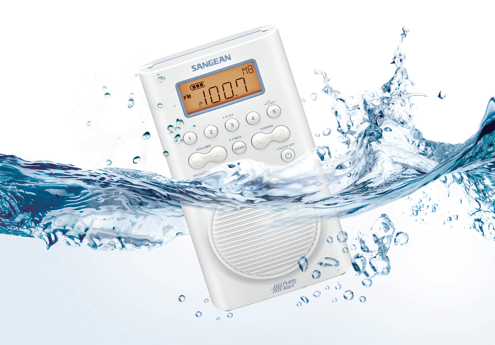 Radio Étanche AM / FM / Météo Alert portative H205 